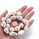Natural Baroque Pearl Keshi Pearl Beads Strands US-PEAR-S019-04B-6