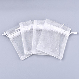 Organza Gift Bags with Drawstring US-OP-R016-9x12cm-04