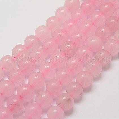 Natural Rose Quartz Beads Strands US-G-P281-02-6mm-1