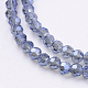 Electroplate Glass Beads Strands US-EGLA-D021-59-3