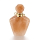 Faceted Natural Yellow Jade Openable Perfume Bottle Pendants US-G-E564-09G-G-2
