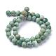 Natural Qinghai Jade Beads Strands US-G-T055-8mm-16-2