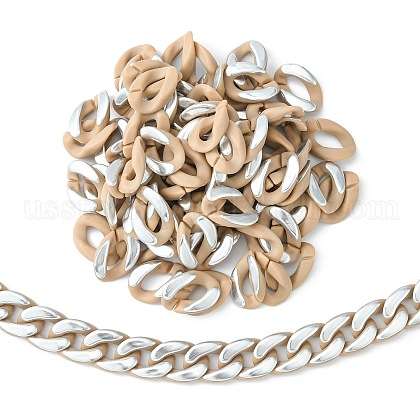100Pcs Acrylic Linking Rings&nbsp;US-SACR-CJ0001-35S-1