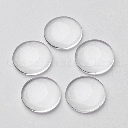 Transparent Dome Glass Cabochons US-GGLA-ZX012-1
