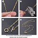 Soldered Brass Paperclip Chains US-CHC-G005-06G-12