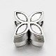 Alloy Clover Large Hole European Beads US-MPDL-M040-06AS-1
