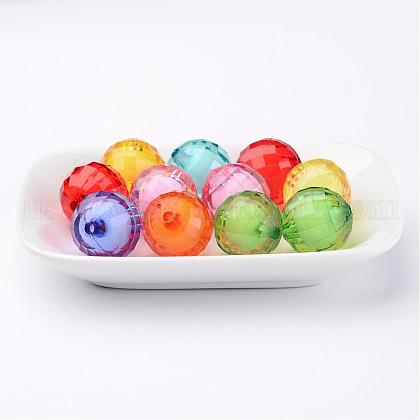 Mixed Color Chunky Bubblegum Beads US-X-TACR-S086-20mm-M-1