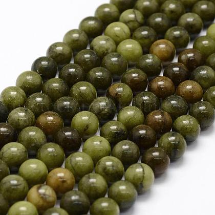 Natural Chinese Jade Beads Strands US-G-F363-4mm-1
