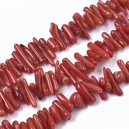 Synthetic Coral Beads Strands US-CORA-T011-01B-1