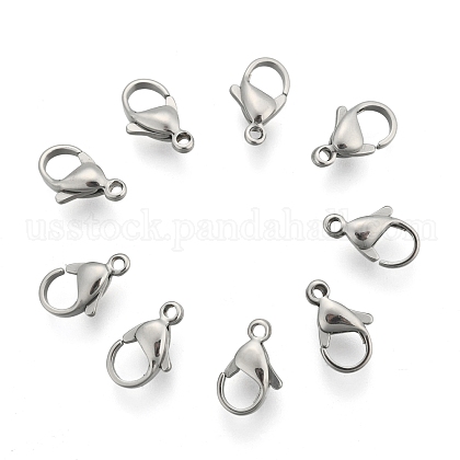 304 Stainless Steel Lobster Claw Clasps US-STAS-AB11-1-1