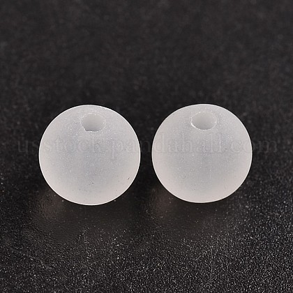 Transparent Acrylic Ball Beads US-FACR-R021-8mm-16-1