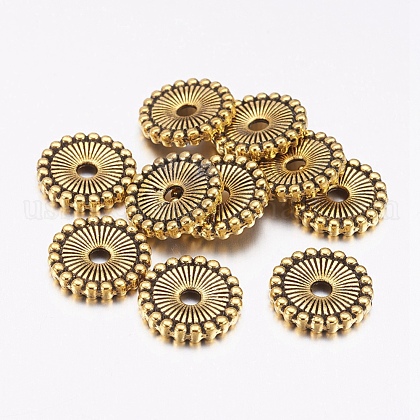 Tibetan Style Alloy Spacer Beads US-GLF9286Y-NF-1