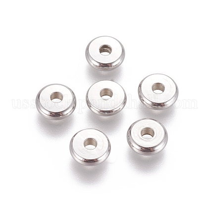 304 Stainless Steel Spacer Beads US-STAS-F205-02P-C-1