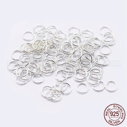 925 Sterling Silver Open Jump Rings US-STER-F036-02S-1x6mm-1