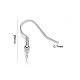 304 Stainless Steel Earring Hooks US-STAS-S111-003-3