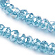 Electroplate Glass Beads Strands US-EGLA-R048-2mm-M-3
