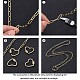 Soldered Brass Paperclip Chains US-CHC-D025-03G-8
