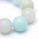Round Natural Grade A Amazonite Bead Strands US-G-R345-6mm-16-4