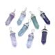 Natural Fluorite Double Terminated Pointed Pendants US-G-F484-01P-1
