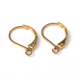 Brass Leverback Earring Findings US-EC223-G