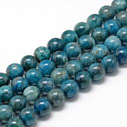 Natural Apatite Beads Strands US-G-R446-6mm-11