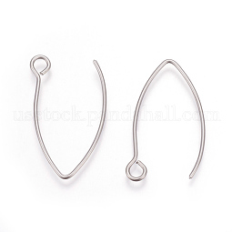 304 Stainless Steel Earring Hooks US-STAS-L216-03A-P