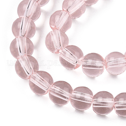 Transparent Glass Beads Strands&nbsp;US-GLAA-T032-T4mm-10-2