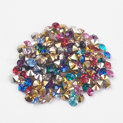 Grade AAA Pointed Back Resin Rhinestones US-CRES-R120-2.0mm-M-1