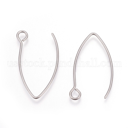 304 Stainless Steel Earring Hooks US-STAS-L216-03A-P-1