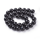 Natural Obsidian Beads Strands US-G-G099-12mm-24-2