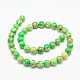 Dyed Natural Regalite Round Bead Strands US-G-F268-01-4mm-G-2