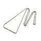 Fashionable 304 Stainless Steel Rope Chain Necklace Making US-STAS-A028-N039P-L-1