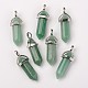 Natural Green Aventurine Double Terminated Pointed Pendants US-G-F295-04A-3