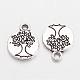 Tibetan Style Alloy Flat Round with Tree Charms US-X-TIBEP-Q043-313-RS-2