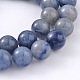 Natural Blue Aventurine Round Beads Strands US-G-M248-4mm-01-2
