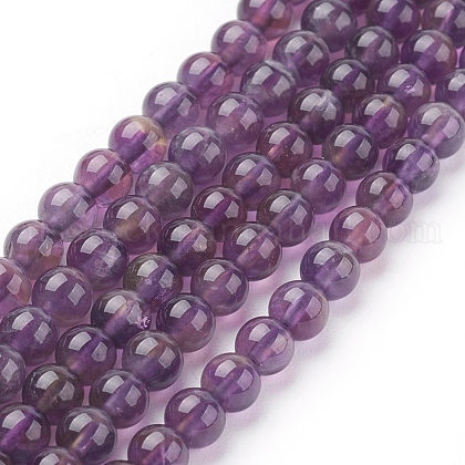 Natural Amethyst Beads Strands US-G-G099-4mm-1-1