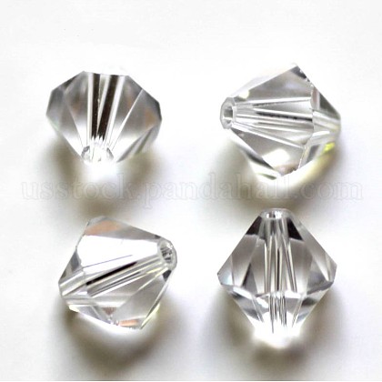 Imitation Austrian Crystal Beads US-SWAR-F022-6x6mm-001-1