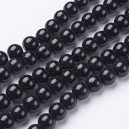 Glass Beads Strands US-X-GR10mm27Y-1