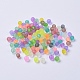 Transparent Frosted Glass Beads US-FGLA-R001-4mm-M-5