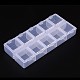Cuboid Plastic Bead Containers US-CON-N007-02-2