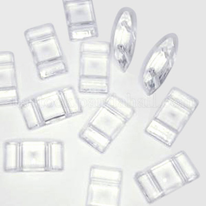 Transparent Acrylic Carrier Beads US-PL873Y-15-1