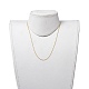 Brass Ball Chains Necklace Making US-NJEW-JN02838-02-4