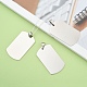 201 Stainless Steel Stamping Blank Tag Pendants US-STAS-O044-P122-5