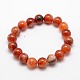 Natural Striped Agate/Banded Agate Stretchy Bracelets US-BJEW-G428-6mm-06-2