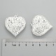 Brass Filigree Heart Pendants US-KK-BB11644-3