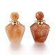 Faceted Natural Yellow Jade Openable Perfume Bottle Pendants US-G-E564-09G-G-1