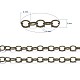 Brass Cable Chains US-CHC024Y-AB-6