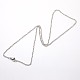 Trendy Unisex 304 Stainless Steel Cable Chain Necklaces US-NJEW-M057-B-01-2