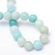 Round Natural Grade A Amazonite Bead Strands US-G-R345-6mm-16-3