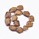 Natural Magnesite Nuggets Beads Strands US-TURQ-L011-01-2